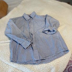 Boys striped button up shirt